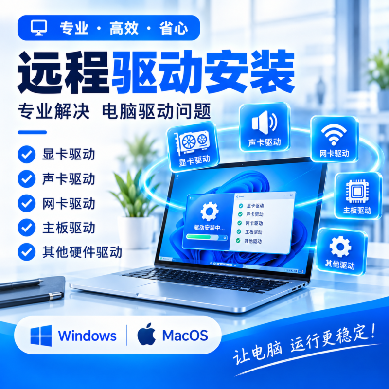 远程驱动安装-学途社区
